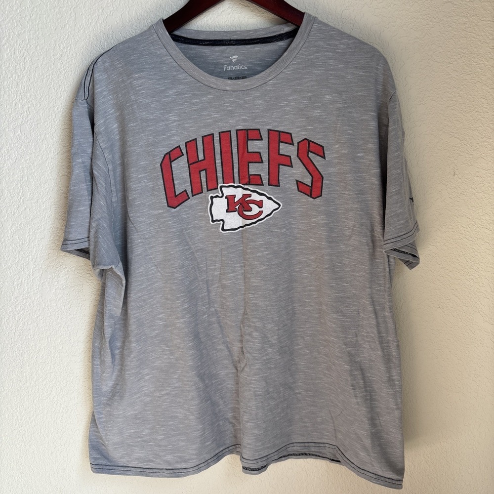 Kansas City Chiefs Patrick Mahomes #15 Fanatics T-Shirt Men's 2XL